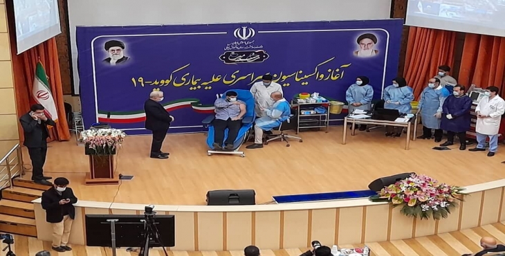 l'Iran enfin vaccine sa population contre le COVID19